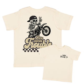 Here Comes Trouble Tee