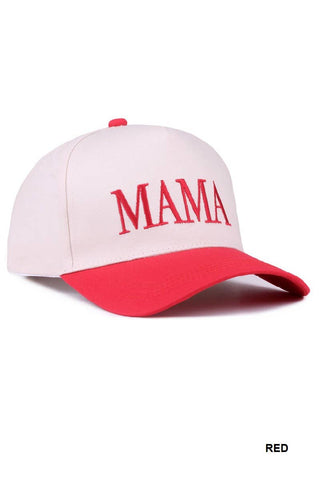 `1016 Mama Two Tone Canvas Cotton Cap SI-28117