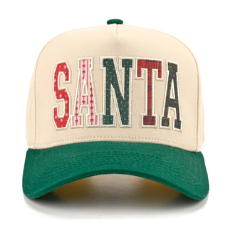 CC SANTA APPLIQUE TRUCKER HAT, TCM 0310