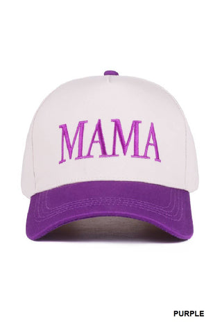 `1016 Mama Two Tone Canvas Cotton Cap SI-28117