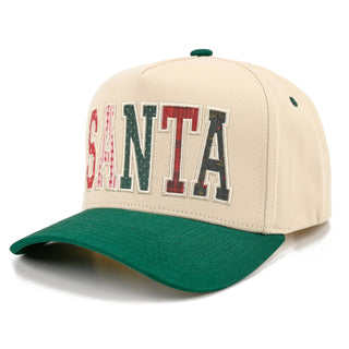 CC SANTA APPLIQUE TRUCKER HAT, TCM 0310