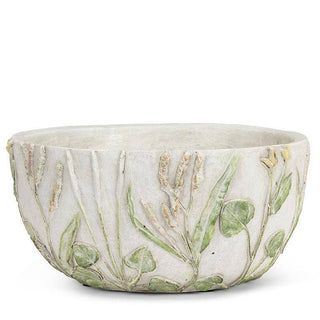 Shallow Lavender & Greenery Planter-8.5"D