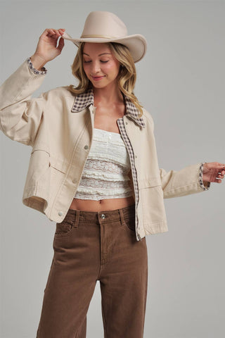 VINTAGE OXFORD CANVAS TWILL FALL JACKET_JLT00253-01