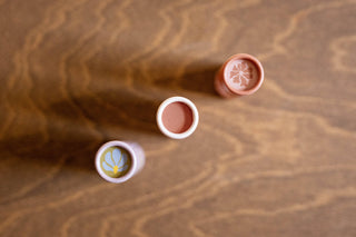 Lip butter • lavender peppermint • moisture rich & glossy enhanced with olive squalane