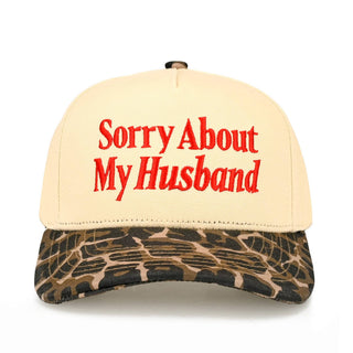 CC SORRY ABOUT MY HUSBAND TRUCKER HAT, TCM 0153 1