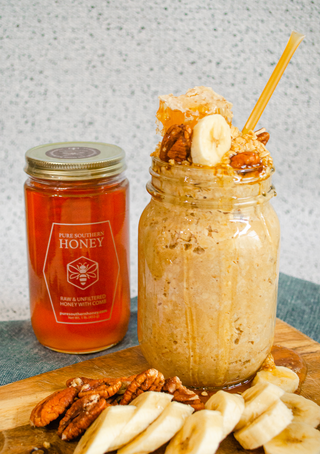 Honey 1 Lb (12 Jars) Raw, Unfiltered, and Unheated