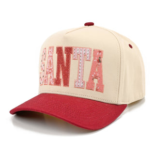 CC SANTA APPLIQUE TRUCKER HAT, TCM 0311