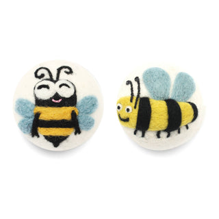 Bees: Eco Wool Dryer Balls Fair Trade