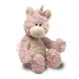 14IN CUDDLY UNICORN-ROSEY