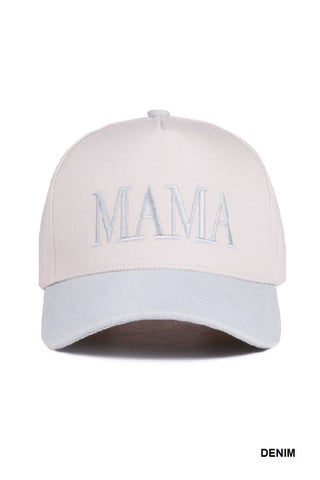 `1016 Mama Two Tone Canvas Cotton Cap SI-28117
