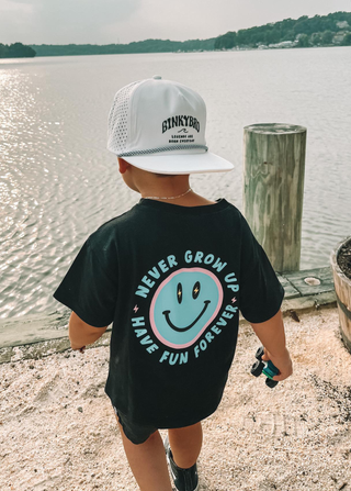 Never Grow Up T-Shirt Blue