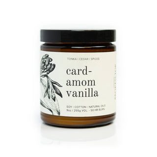 Cardamom Vanilla 9oz Soy Candle