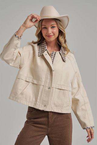 VINTAGE OXFORD CANVAS TWILL FALL JACKET_JLT00253-01