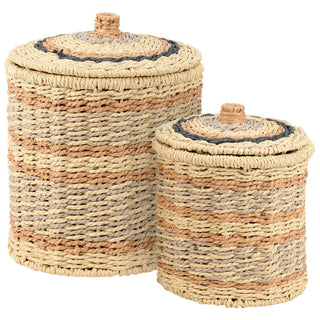 Paper Rope Storage Basket Set