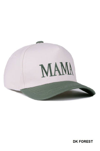 `1016 Mama Two Tone Canvas Cotton Cap SI-28117