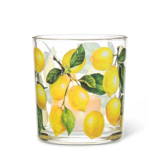 Allover Lemons Votive-3"H