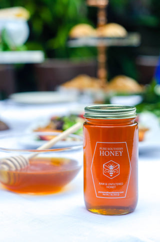 Honey 1 Lb (12 Jars) Raw, Unfiltered, and Unheated