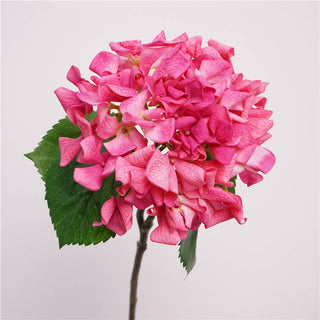 24"Lux Designer-Grade Ultra-Realistic Hydrangea–(7"Bloom)