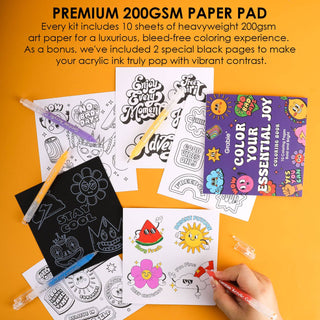 Bold & Bright Coloring Kit - Tropics Color