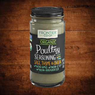 Poultry Seasoning With Sage, Thyme & Onion, Organic, 1.2 Oz