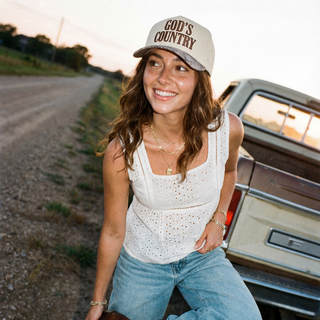 GOD`S COUNTRY TRUCKER HAT, TCM 0162 1