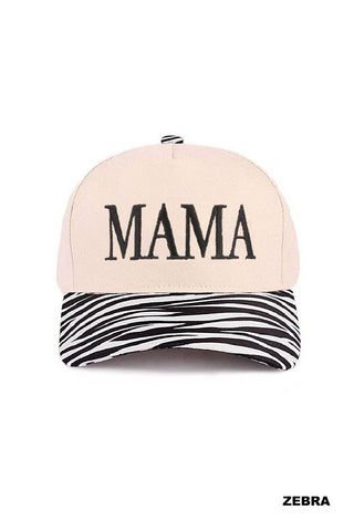 `1016 Mama Two Tone Canvas Cotton Cap SI-28117