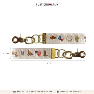 Texas Icons Keychain