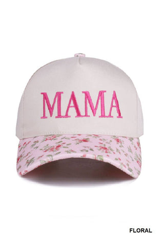 `1016 Mama Two Tone Canvas Cotton Cap SI-28117