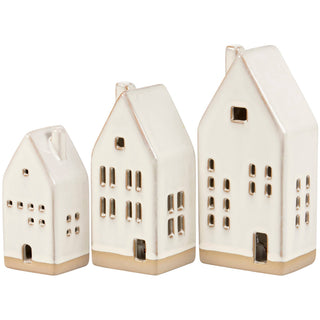 Lighted House Figurine Set