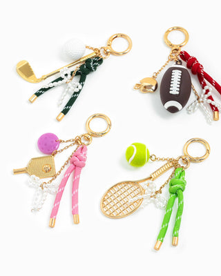 Tennis Open Gameday Love Match Bag Charm Key Chain