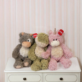 14IN CUDDLY UNICORN-ROSEY