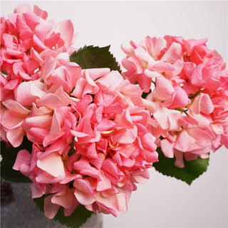24"Lux Designer-Grade Ultra-Realistic Hydrangea–(7"Bloom)