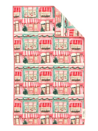 Christmas On Main: Double-Sided Hand Towel