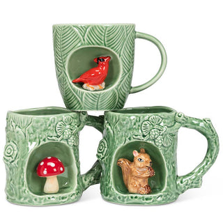 Nature Inspired Mug with Alcove-4"H(11oz)