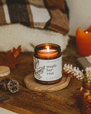 Maple Harvest 9oz Soy Candle - Fall
