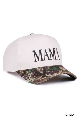 `1016 Mama Two Tone Canvas Cotton Cap SI-28117