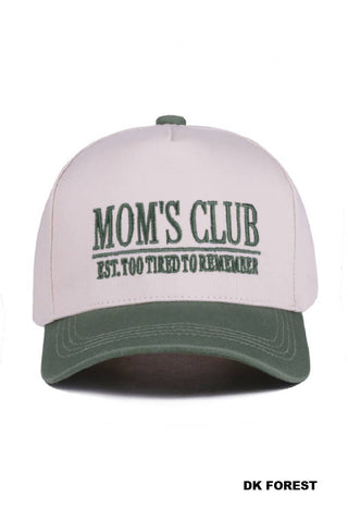 Mom's Club Two Tone Canvas Cotton Cap SI-28963