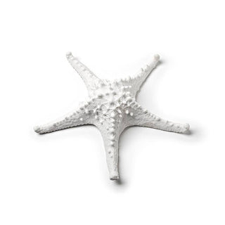 Medium 3D White Starfish Figurine, 7.5"W