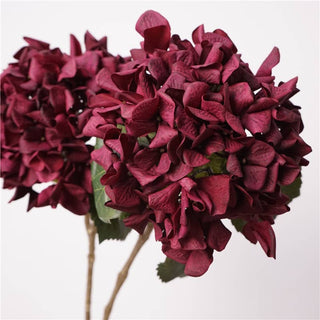 24"Lux Designer-Grade Ultra-Realistic Hydrangea–(7"Bloom)