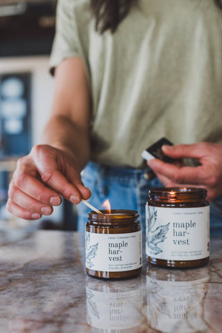 Maple Harvest 9oz Soy Candle - Fall
