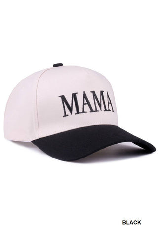 `1016 Mama Two Tone Canvas Cotton Cap SI-28117