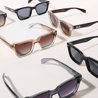 Chunky Frame Square Lens Fashion Sunglasses