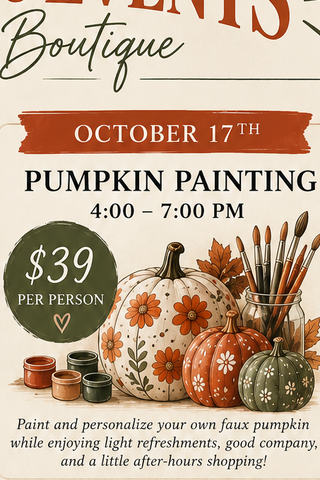Pumpkin Painting night