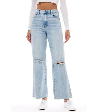 Hidden Light Wash Dad Jean