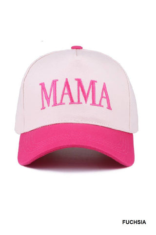 `1016 Mama Two Tone Canvas Cotton Cap SI-28117