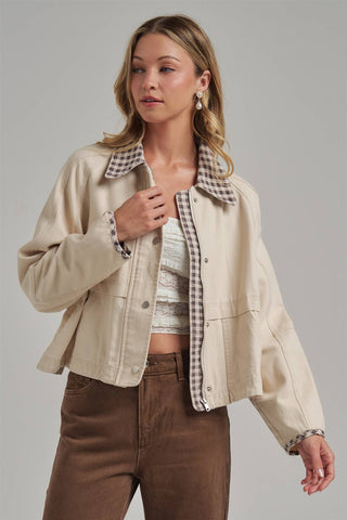VINTAGE OXFORD CANVAS TWILL FALL JACKET_JLT00253-01