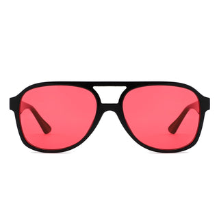 Aviator Sunglasses - Pink Lens