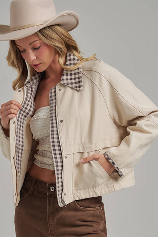 VINTAGE OXFORD CANVAS TWILL FALL JACKET_JLT00253-01