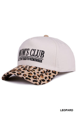 Mom's Club Two Tone Canvas Cotton Cap SI-28963