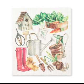 Gardening Tools Dishcloth-6.75x7.5"L